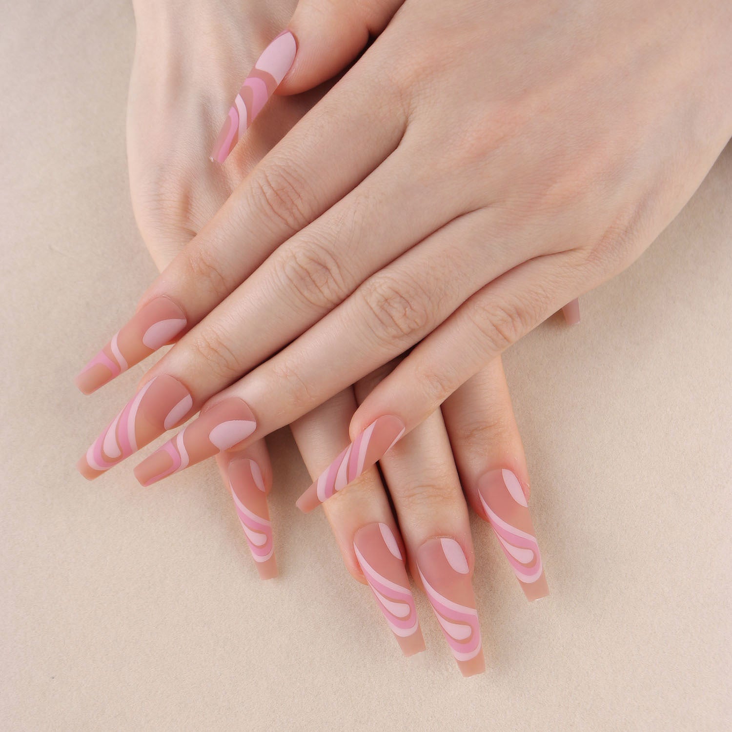 Wholesale Color Stripe Plastic Nail Stickers